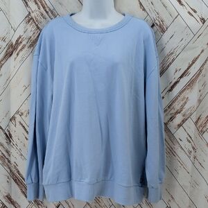 TomboyX Light Blue Cotton Sweatshirt